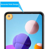 MyBat Full Coverage Tempered Glass Screen Protector for Samsung Galaxy A21 - BlackMyBat Pro